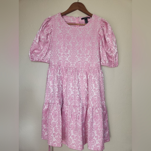 Pink Patterned Dress - Picture 1 of 5